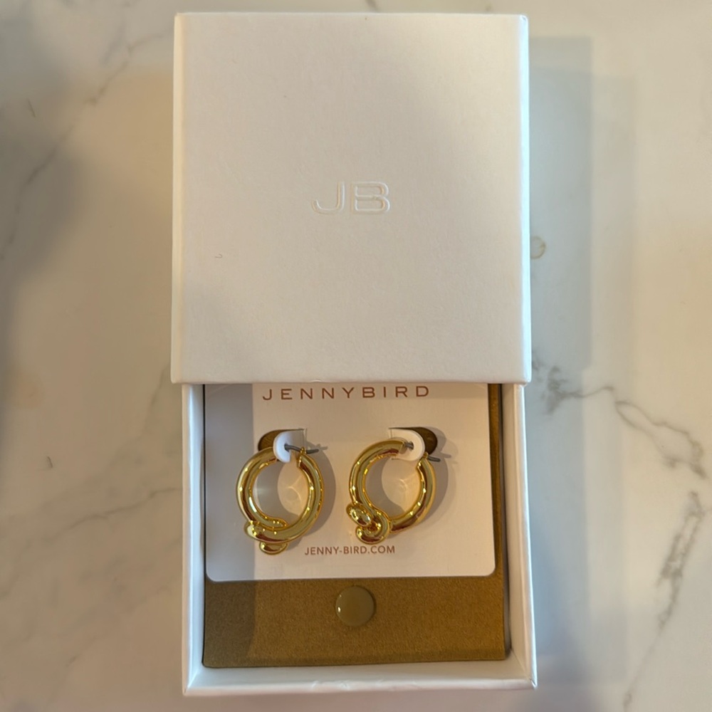 Jenny Bird Gold Maeve Hoop Earrings